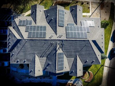 Haus mit Solarenergie